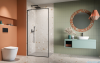 Radaway Modo F SL Black II kabina Walk-in 100x201,6cm lewa Czarna szkło przejrzyste 10419104-54-01L